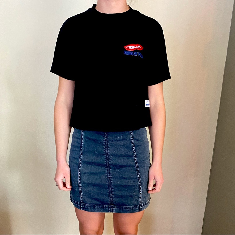 Nordstrom’s Birds of Prey black crop top